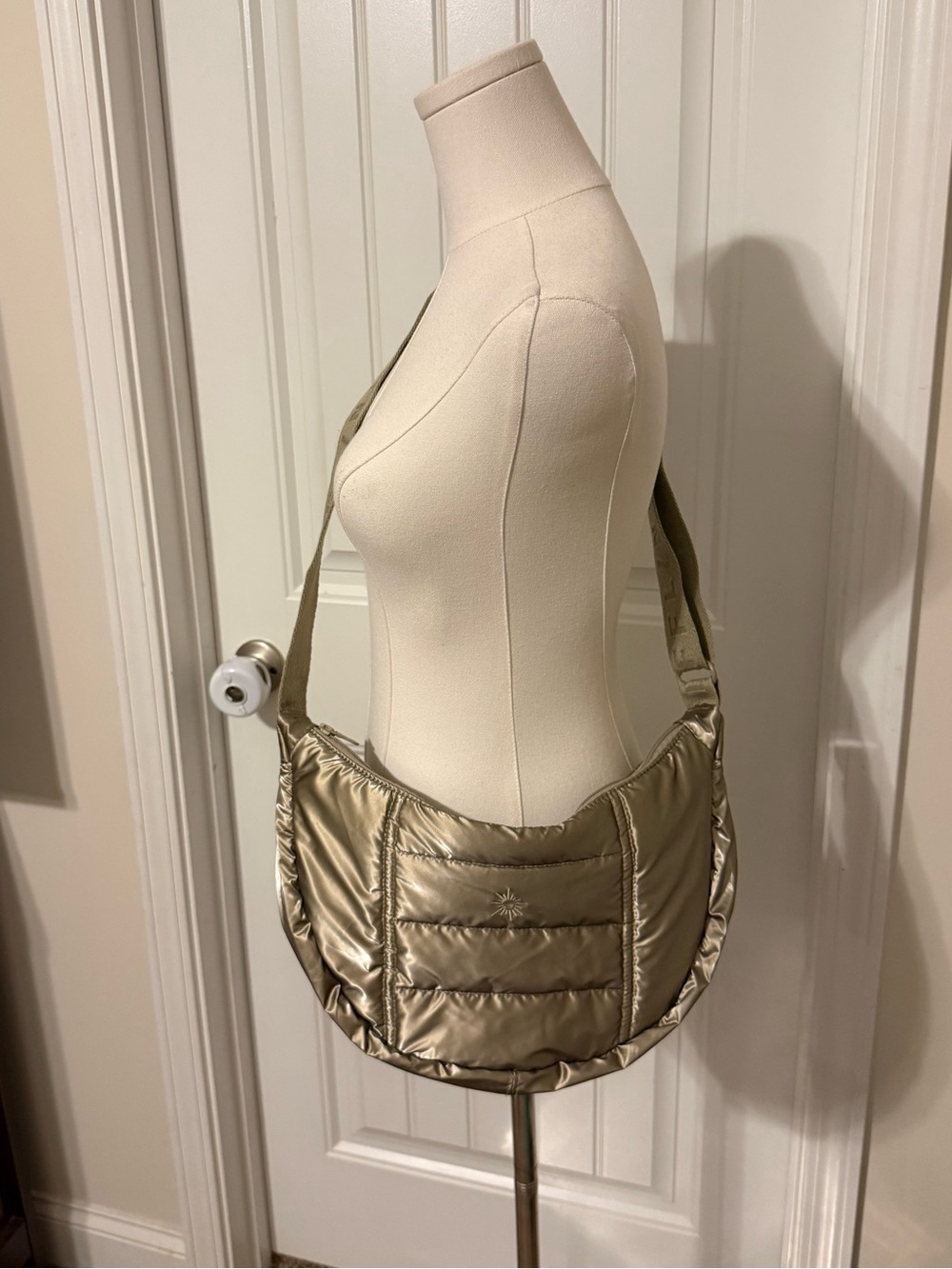 Offline by Aerie Puff Love Crescent Crossbody Bag